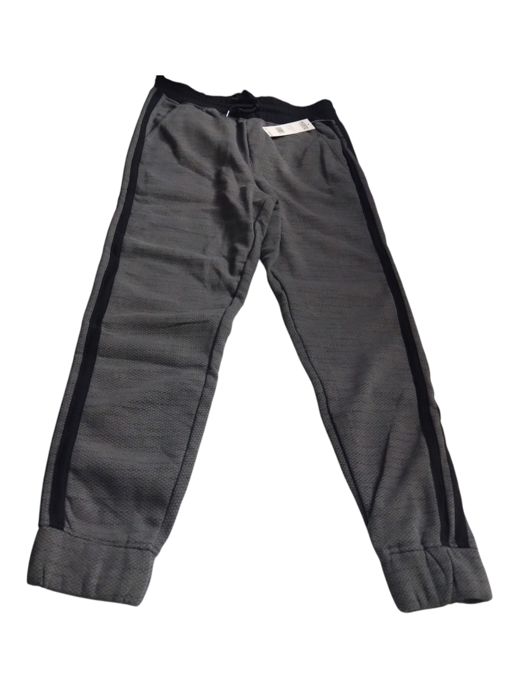 Modern Culture Men's Gray Jogger Pants With Black Side Stripe Size L New